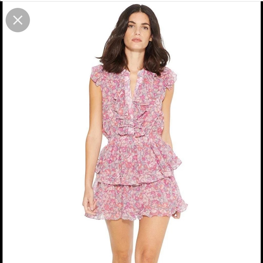 Misa Los Angeles Karla Mini Dress EUC